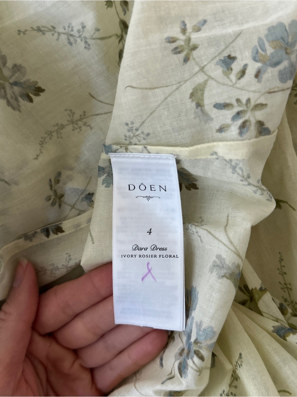 Doen Ashlynn Dress ~ Sunshine Prairie Rose - Picture 10 of 10